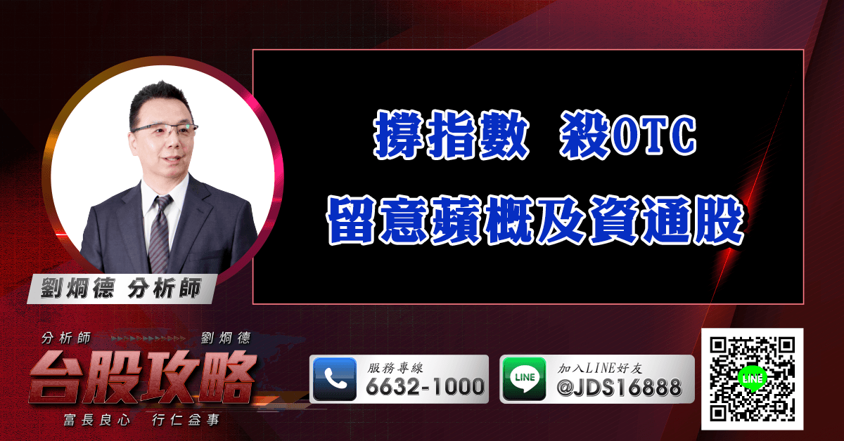 撐指數 殺OTC 留意蘋概及資通股 (圖)